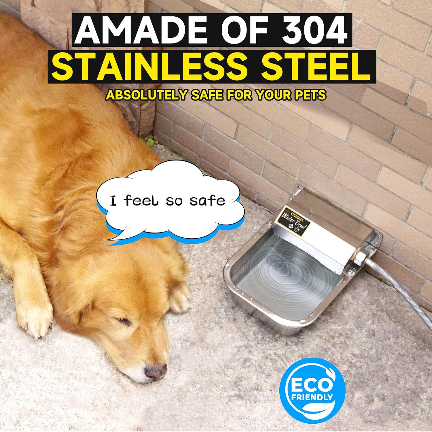 PETTEN three liter automatic dog bowl showing the internal float valve mechanism