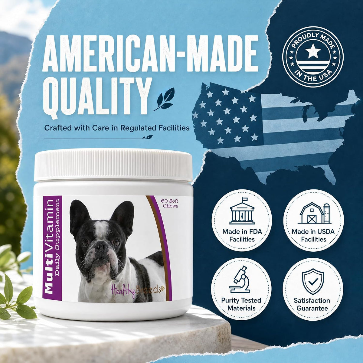 Healthy Breeds multivitamin soft chew texture and shape