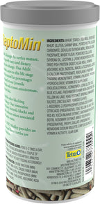 Tetra ReptoMin pro sticks floating turtle diet label