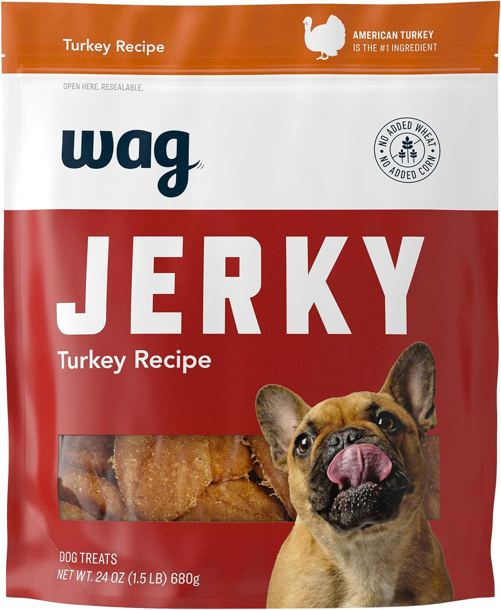 Amazon Brand - Wag Soft & Tender American Jerky Dog Treats - Duck Bites, 16 Ounce (Pack of 1) - Image 13