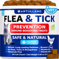 Artullano natural cat flea and tick prevention soft chews front view