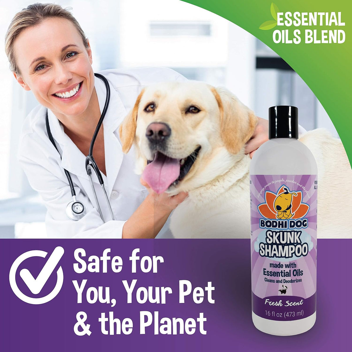 USA imported pet deodorizer shampoo bottle for dogs and cats