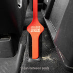 Using Lilly Brush to remove dog hair from car floor mats