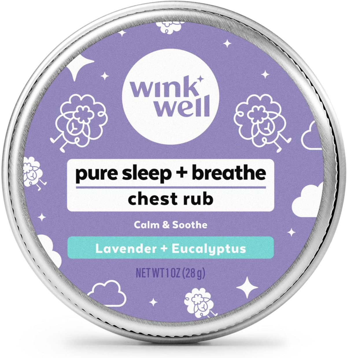 Wink Naturals Wink Well Sleep and Breathe Chest Rub front view packaging