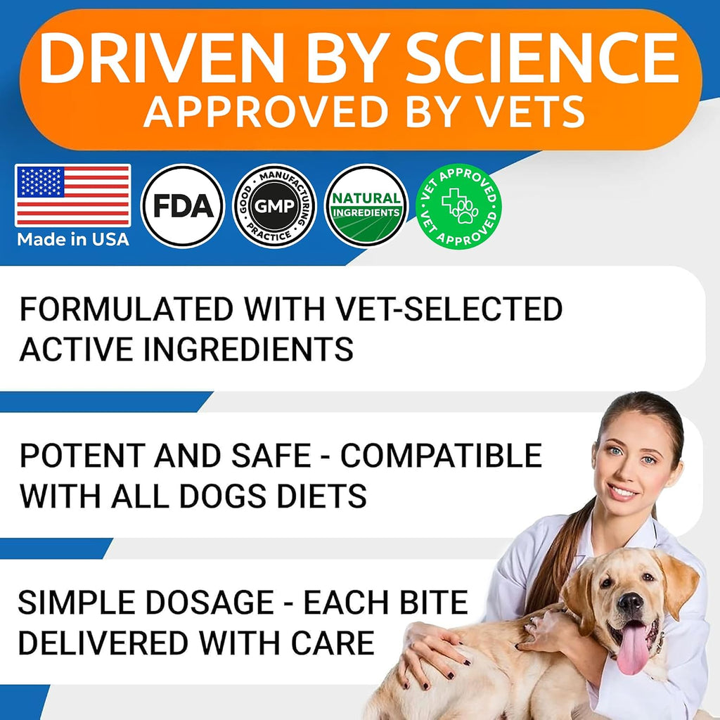 Bark&Spark dog allergy treats with omega three fish oil and quercetin for dry skin