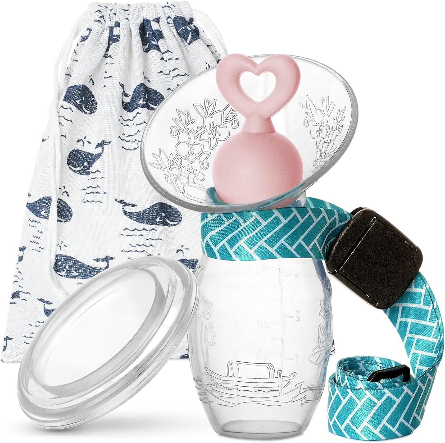 BumbleBee manual breast pump front view in gift box packaging
