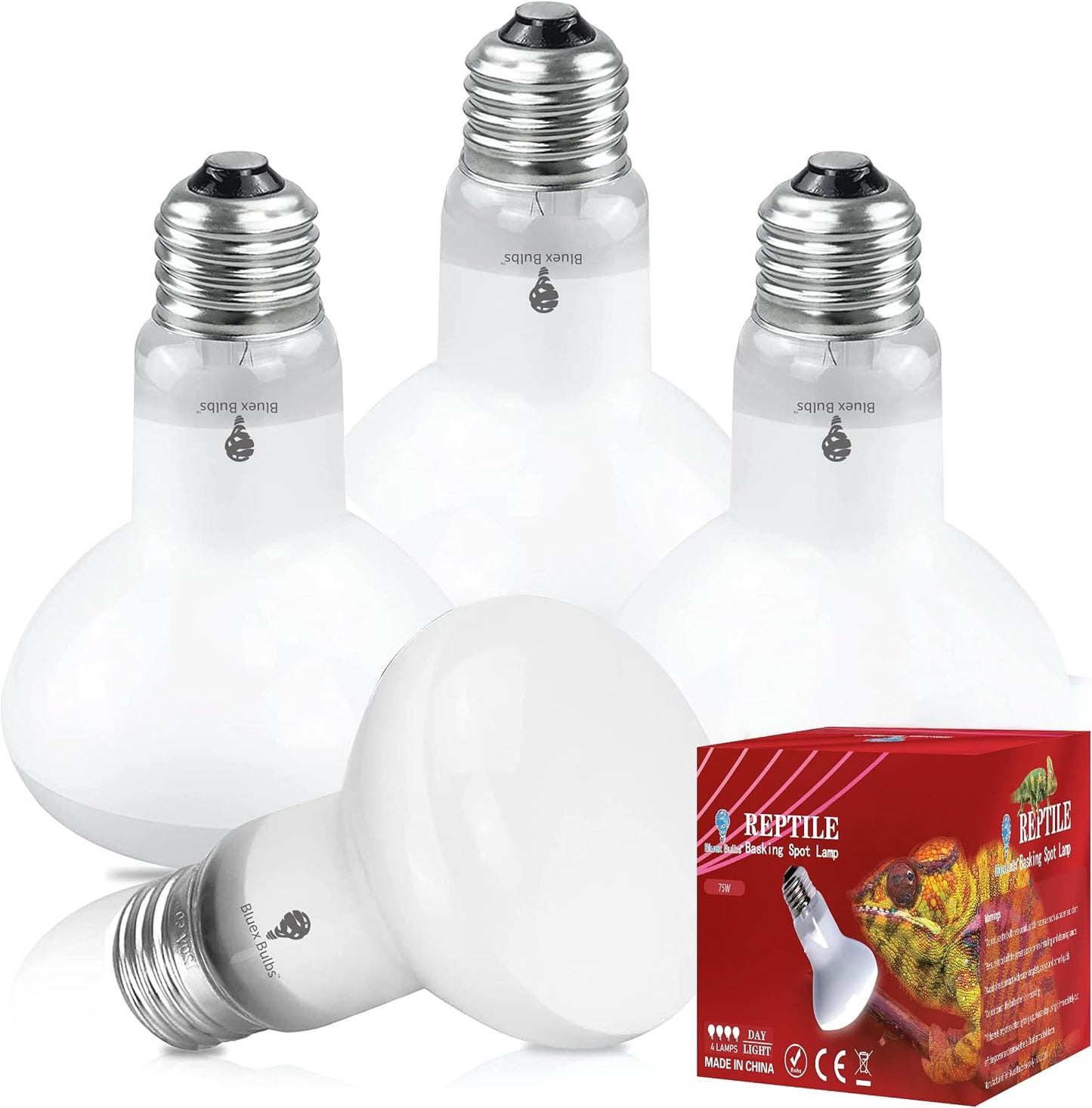 Detailed product dimensions and specifications overview for the 50W amphibian heat lamp