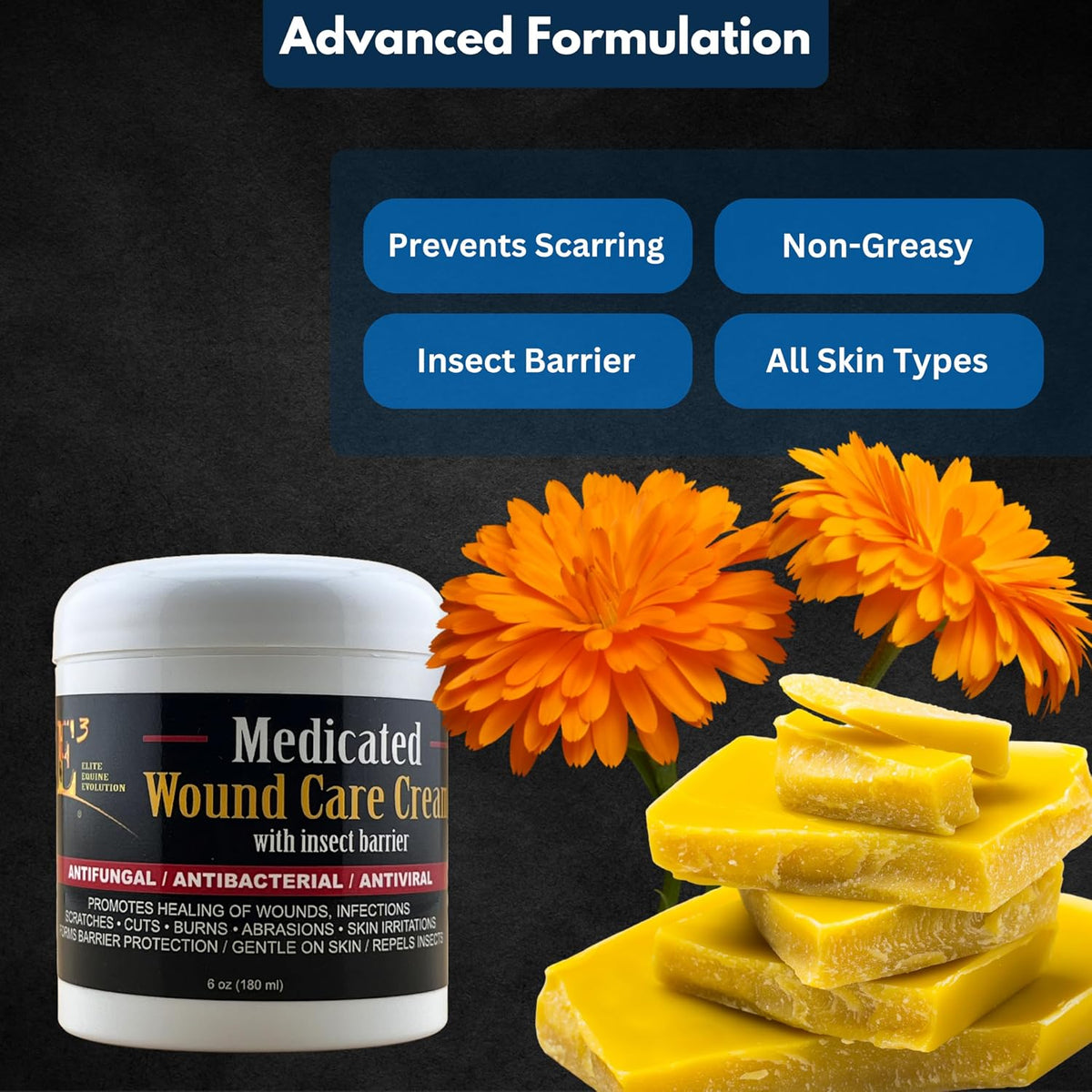 E3 Medicated Wound Cream packaging details