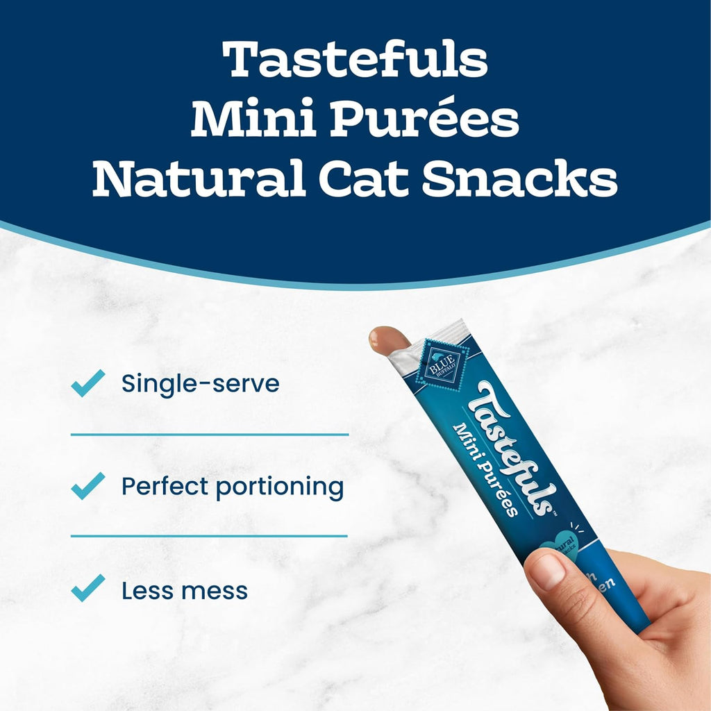 Blue Buffalo Tastefuls chicken tuna and salmon cat treats