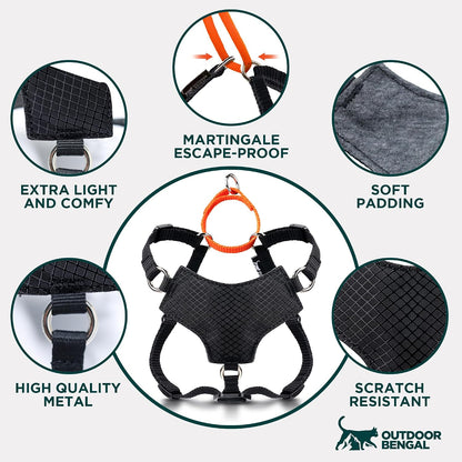 Imported USA premium cat vest harness and six foot leash set