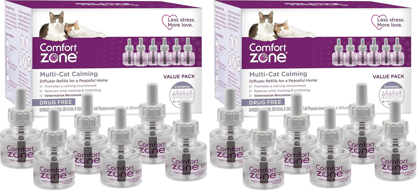 Comfort Zone calming diffuser bottle demonstrating the rotatable plug mechanism for upright wall placement