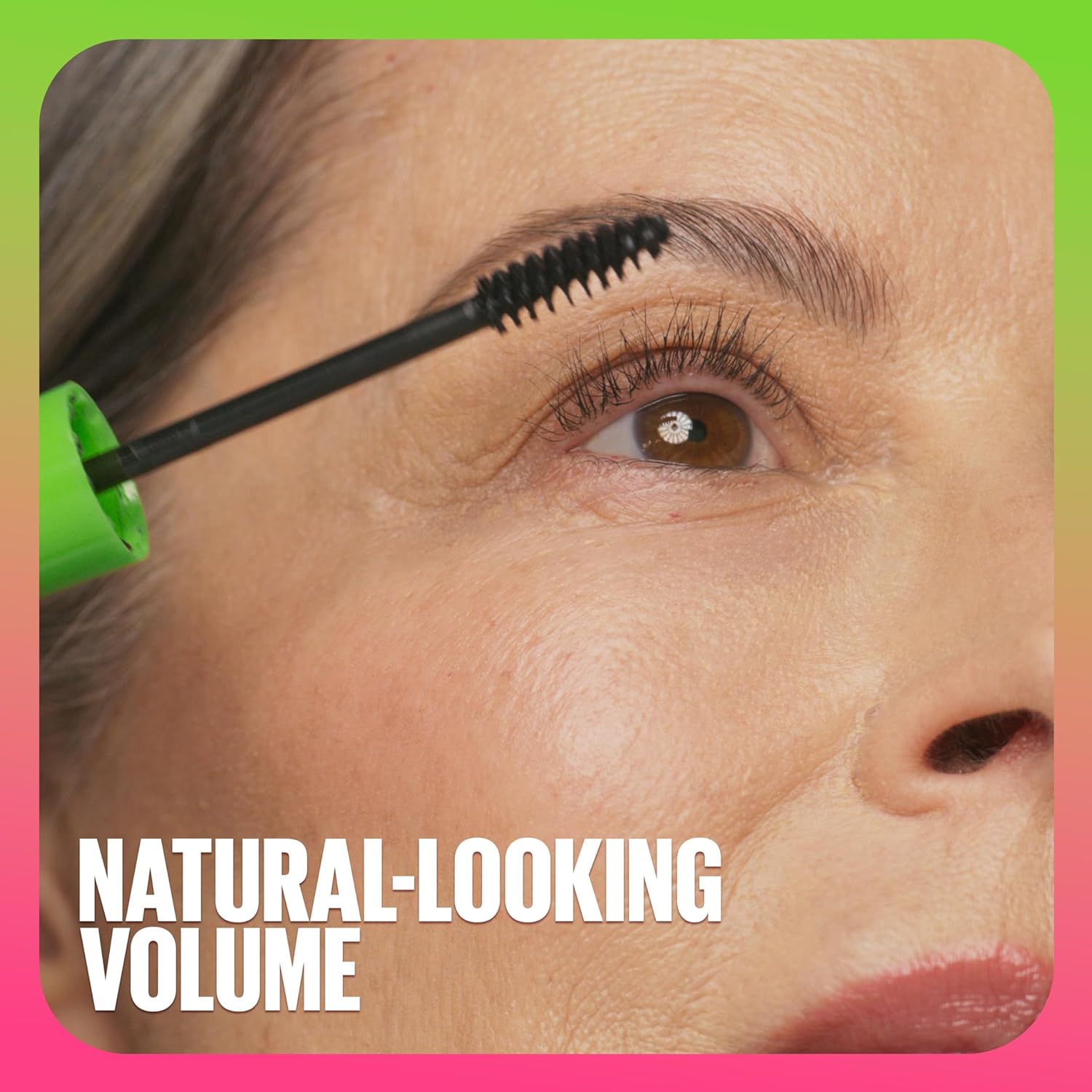Maybelline lash doubling formula mascara packaging highlighting the washable eye cosmetic details.