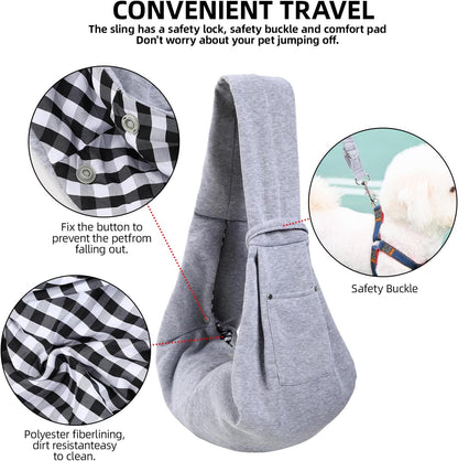 Small cat and dog carrier in soft breathable fabric