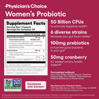 Physician's Choice Women's Probiotic shelf-stable feature