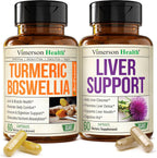 vimerson boswellia turmeric liver cleanse detox supplement bundle bottles