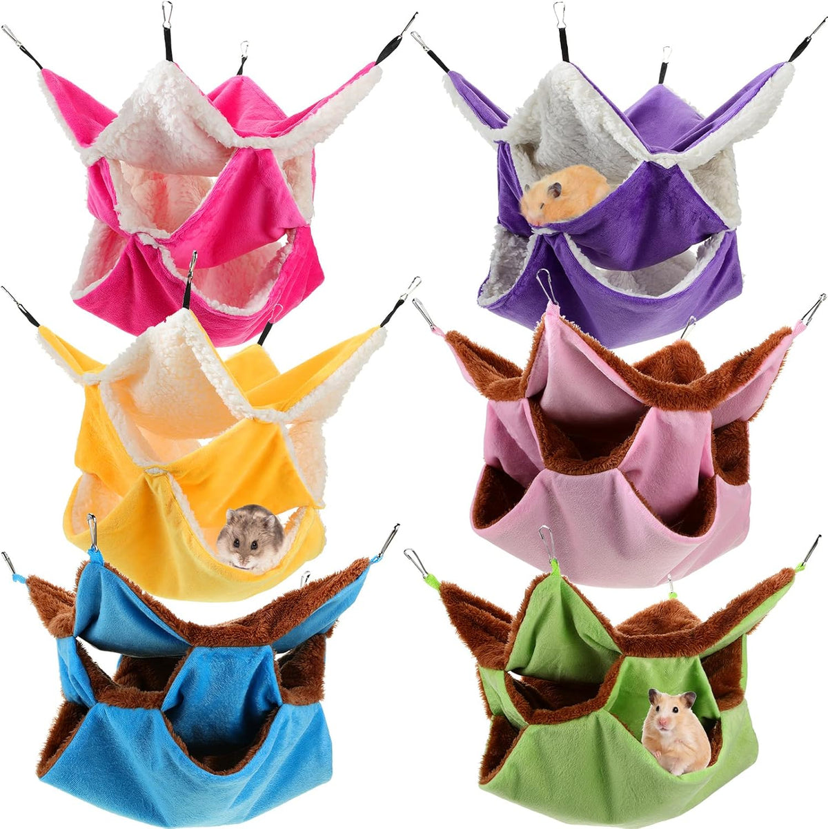 Jerify 6 pieces 3 layer rat hammock set front view