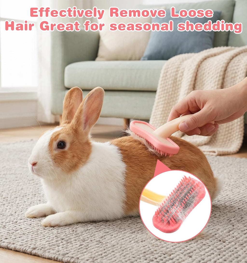 Coppthinktu pet shedding brush with massage nodes for sensitive skin