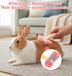 Coppthinktu pet shedding brush with massage nodes for sensitive skin