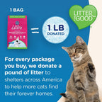 Ultra premium cat litter bag presented against a clean white background