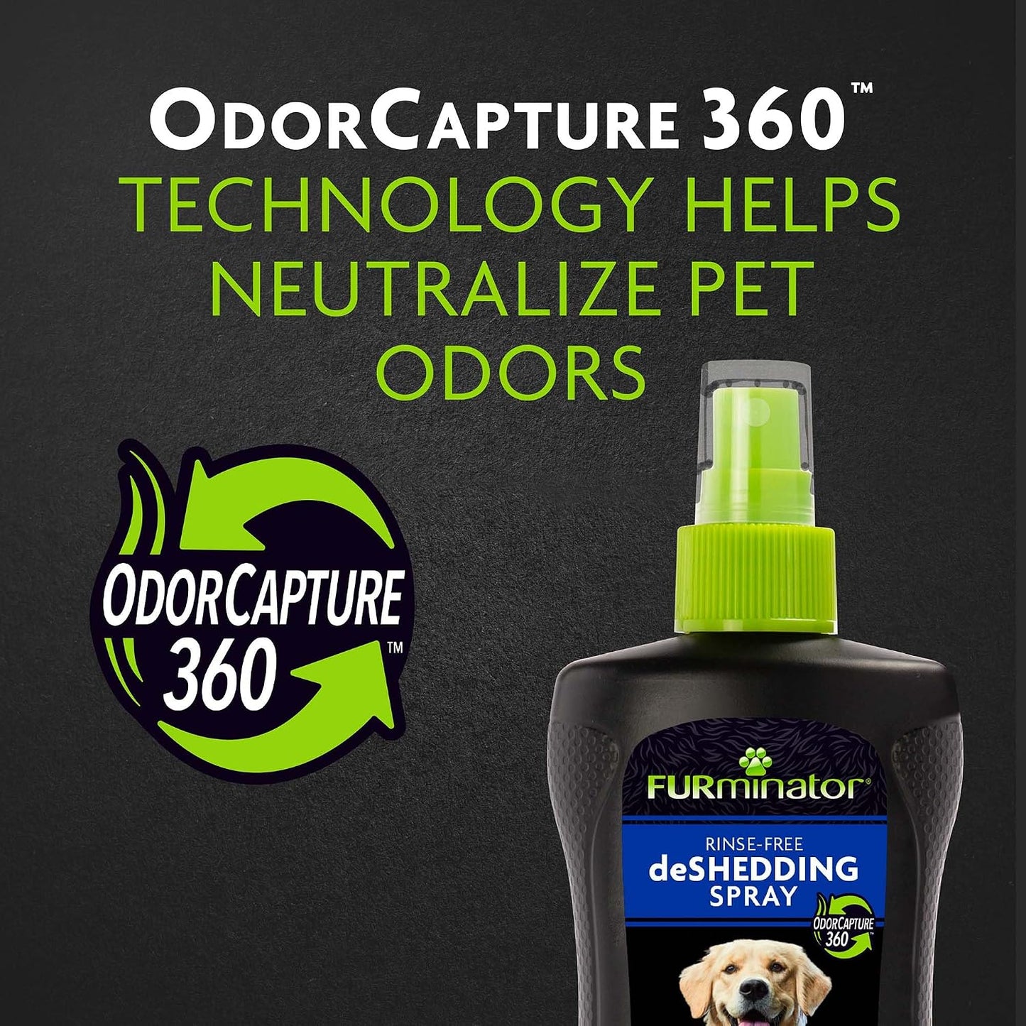 Topical de-shedding spray for dogs