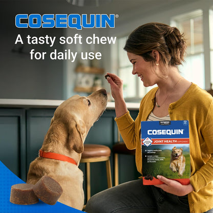 Authentic Nutramax Cosequin joint health supplement for dogs close up view