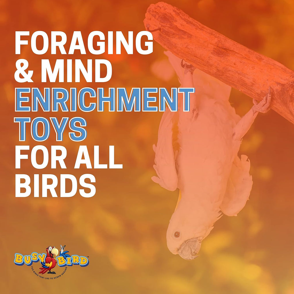 Bird Toys for Large Birds (Spinner) Stainless Steel Bird Toy with Traveling Spinner | Macaw Toys | Durable Puzzle Enrichment Toy for Medium to Large Birds Cockatoos Parrots | Bird Cage Accessories - Image 9
