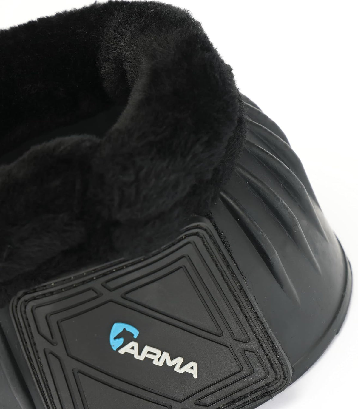 Shires Arma bell boots SupaFleece trim detail
