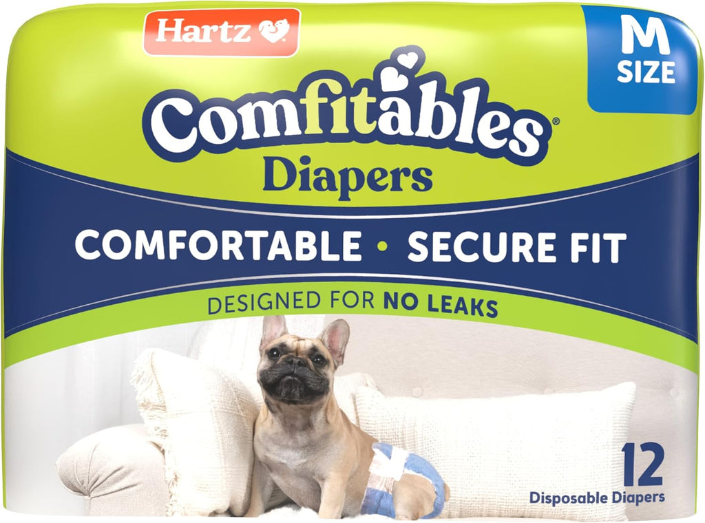 Hartz Disposable Dog Diapers, Size M 32 count, Comfortable & Secure Fit, Easy to Put On - Image 13