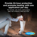 Farnam Purishield spray label showing application for horses and pets