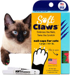 Soft Claws Cat Nail Caps for Medium Cats - (40 Caps, Sparkle Variety) - Made in USA - Veterinarian-Developed | Protects Furniture & Skin - Easy to Apply, Long-Lasting Anti-Scratch Soft Cat Claw Covers - Image 12