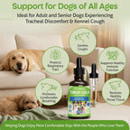 Pet Wellbeing Throat Gold natural herbal remedy for dog kennel cough