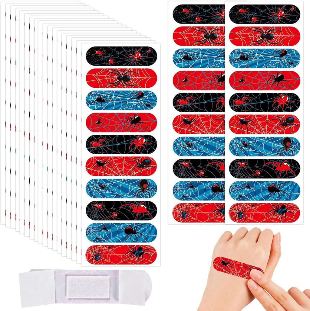 Zxvskr Spider Bandage 200 Pieces front view of bulk packaging box.