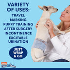 Hartz comfitables male wraps packaging details and instructions