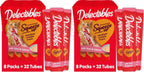Delectables Squeeze Up Creamy Squeezable Puree, Lickable Wet Cat Treats, Grain Free, No Added Fillers, No By-Products, No Added Preservatives, 0.5 Ounces Tuna & Salmon, 32 Tubes Total - Image 10