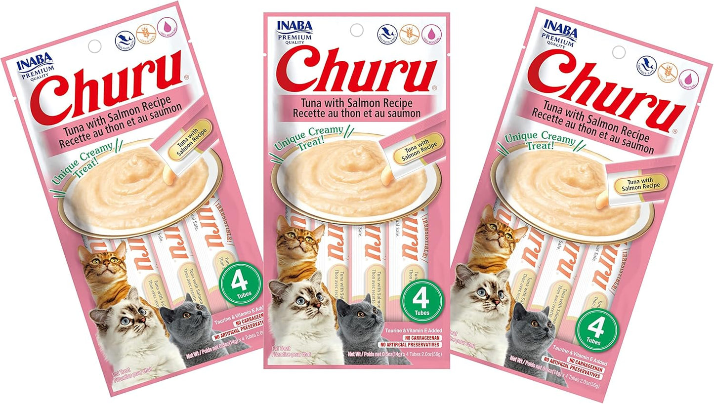INABA Churu Lickable Pure Natural Cat Treats (Tuna Recipe, 4 Tubes) - Image 12
