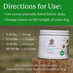 Side view of Dr. Harvey's 7 ounce container showing health benefits.