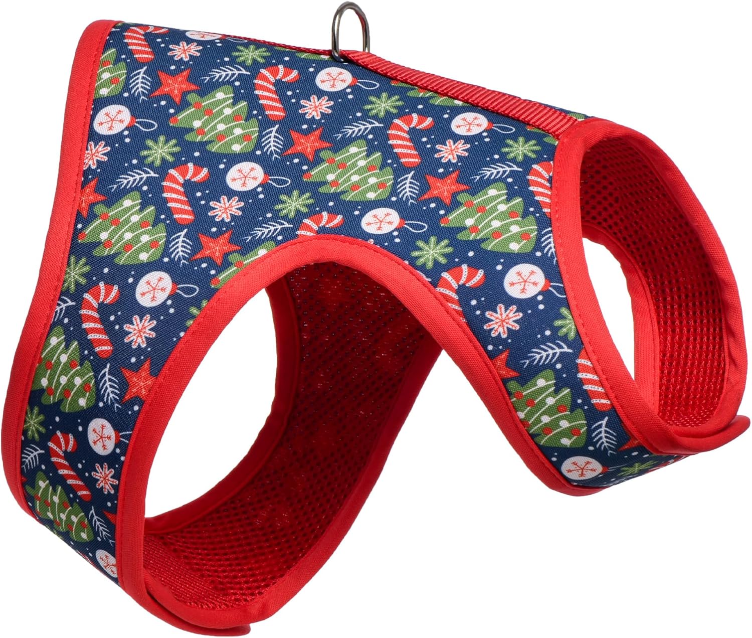Mile High Life Dog Harness, Air Mesh Floral Vest Harness for 20 lbs Small Dogs & Cats, Easy Get on Adjustable Easy Closures Both Neck and Chest (Purple Flower, S Chest 16"-18") - Image 10