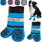 HeavenEye Anti Slip Dog Socks, Dog Paw Protectors Maximum Grip Prevent Licking Paws Slipping, Paw Protector for Hot & Cold Pavement Shoes Boots for Small Medium Large Senior Dogs(White Bone,M) - Image 9