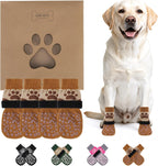 KOOLTAIL Dog Socks Shoes for Hot Pavement to Prevent Licking Paws, Winter Dog Boots&Paw Protector for Hardwood Floors Anti Slip,Traction Control Grip Booties for Small Medium Large Senior Dogs,Black M - Image 9
