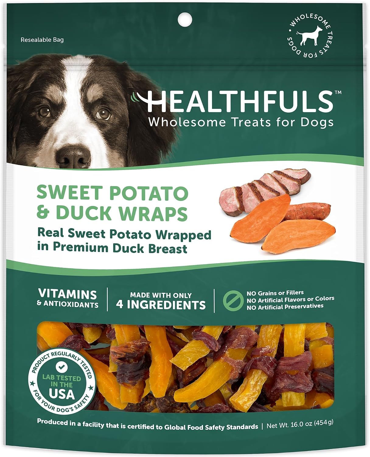 Healthfuls Chicken Wrapped Sweet Potato Dog Treats, 16oz - Image 12