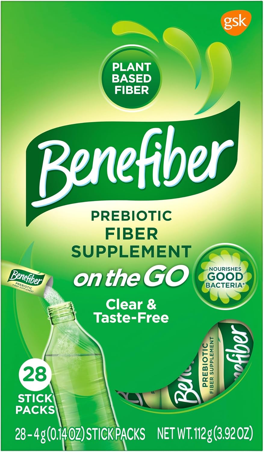 Benefiber Prebiotic Fiber Supplement Powder, Unflavored, 28 Stick Packs - Image 13