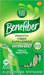 Benefiber Prebiotic Fiber Supplement Powder, Unflavored, 28 Stick Packs - Image 13