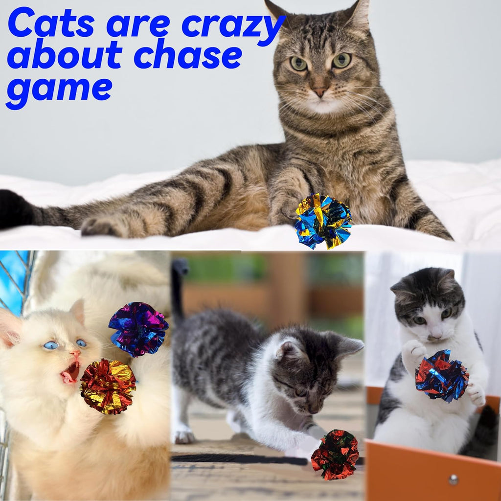 Durable non-toxic plastic cat toys designed to stimulate feline hunting instincts.