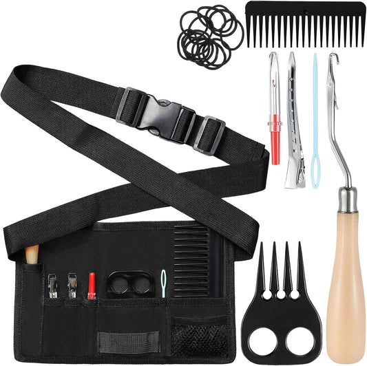 Cosblank 9 piece horse braiding kit front view