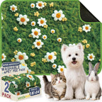 Washable Pee Pads for Dogs, Reusable Puppy Potty Training Pads, Ultra-Absorbent Thick Waterproof Leak-Proof Non-Slip Pads & Mat for Crate, Playpen, Floor, Whelping & Housebreaking , 2 Pack 18"x24" - Image 1