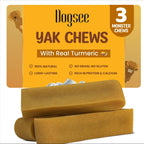 Dogsee Himalayan Yak Cheese Chews with Turmeric 2lb (Medium -12 Pack) 60% Protein Long-Lasting Natural Treats for Dogs Anti-Inflammatory Odorless & Helps with Teeth Cleaning - Image 13