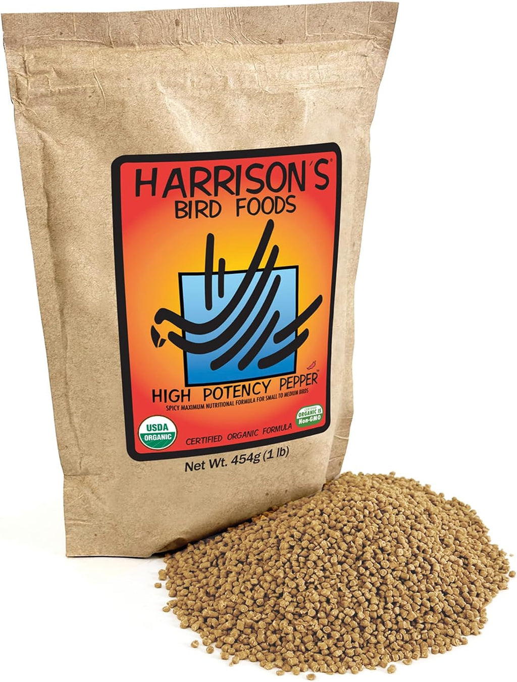 Harrison's Bird Foods High Potency, Certified Organic Diet 1lb - Image 15
