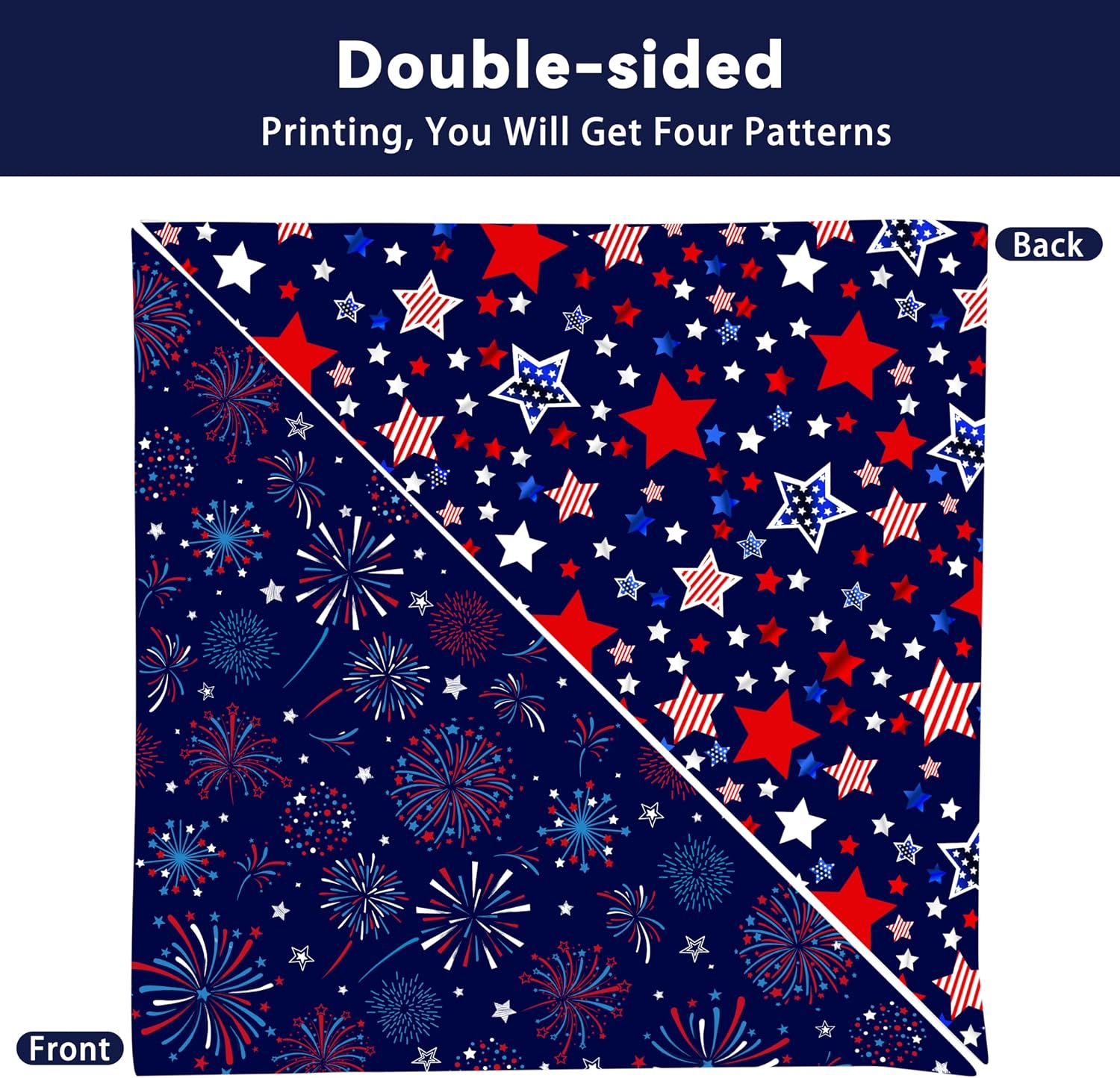 Aienssfwe holiday pet apparel pack featuring both reversible dog bandanas together