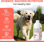 Premium wild caught Alaskan salmon oil bottle showing MSC certified sustainable label.