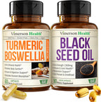 vimerson boswellia turmeric black seed oil supplement bundle bottles